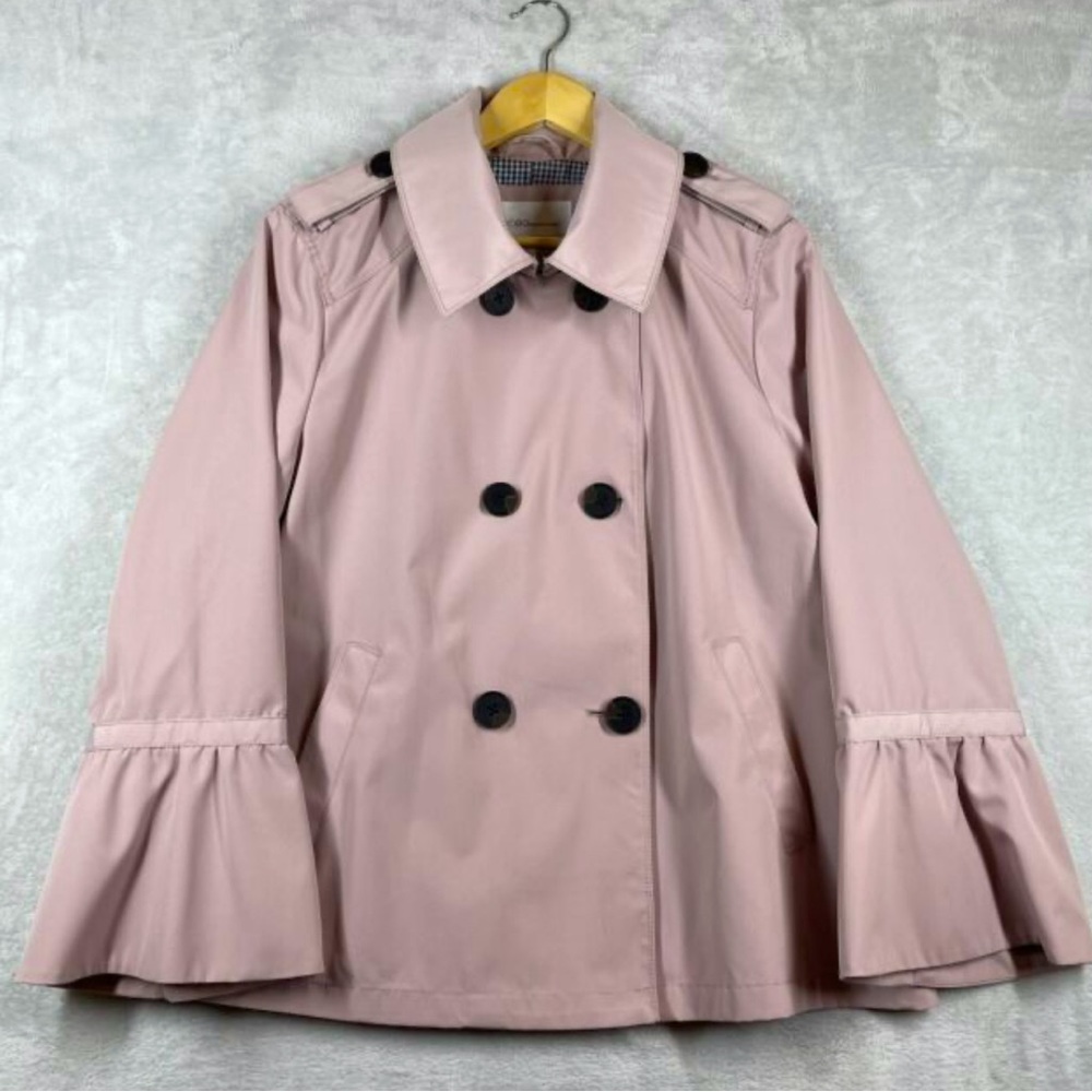 BCBG Bell sleeve trench coat
